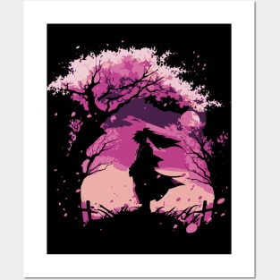 Sakura Sunset Posters and Art